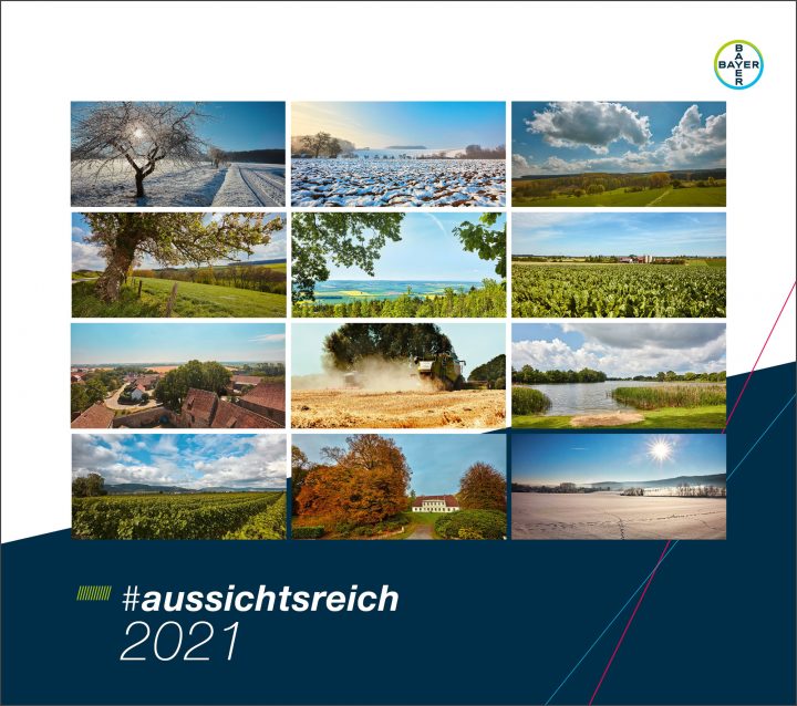 Collage von Landschaftsbildern, #aussichtsreich 2021